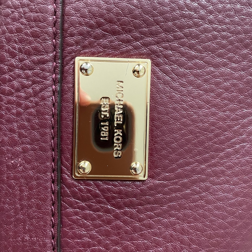 Michael Kors Purse - Cranberry Color - Picture 5 of 6